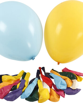 Balloner Assorterede Farver Stk
