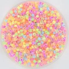 Blandede Glasperler Miyuki Seed Beads Neon Party Mix