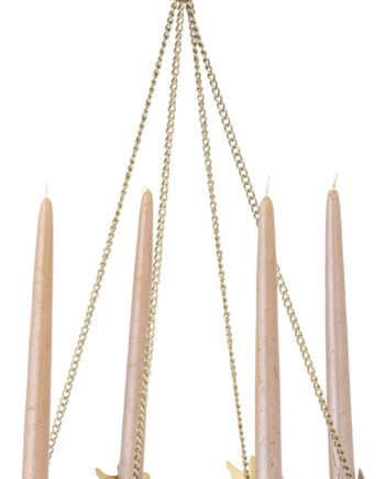 Bloomingville Elmir Adventsstage Til Ophæng Guld Metal