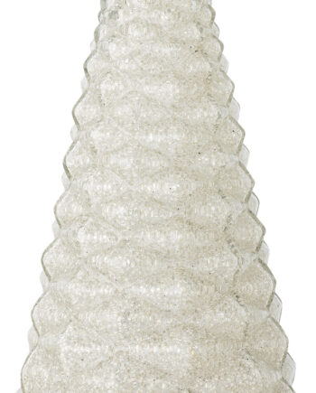 Bloomingville Emilius Glas Juletræ Sølv Genanvendt Glas