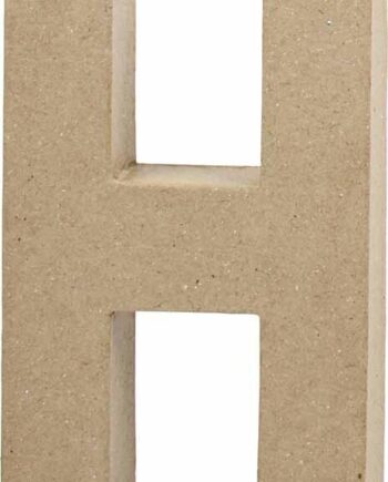 Bogstav Til Pynt Stort Bogstav Papmach 2x11 Tykkelse Stk