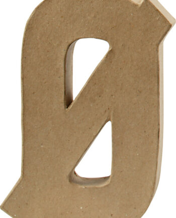 Bogstav Til Pynt Stort Bogstav Papmach 5x14