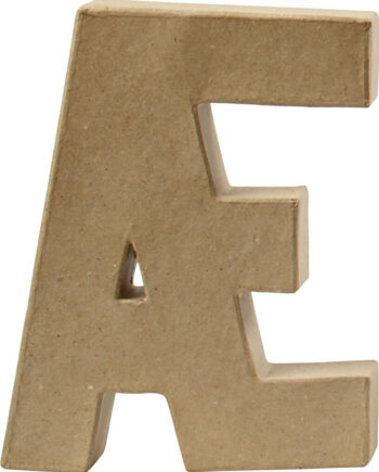 Bogstav Til Pynt Stort Bogstav Papmach 5x16