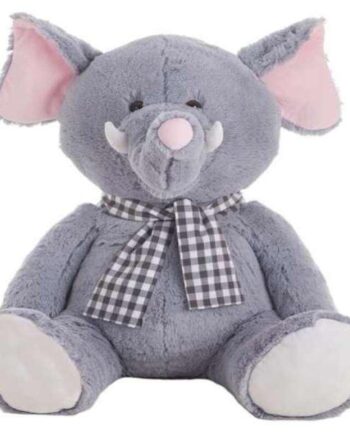 Elefantbamse Party Grå Tøjdyr