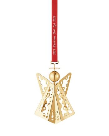 Georg Jensen Jul 2022 Juleuro Engel Med Blonder Guld