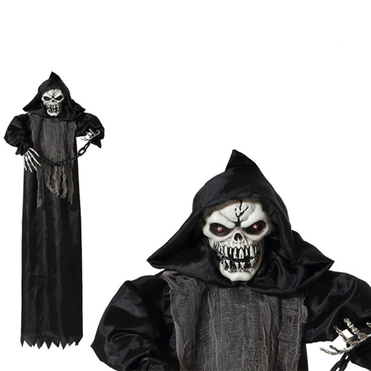 Halloween Pynt Hængende Skelet Med Lys Lyd Bevægelse 110 Multifarvet