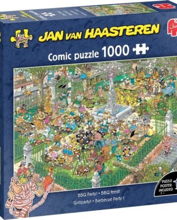 Jan Van Haasteren Puslespil 1000 Brikker Bbq Party