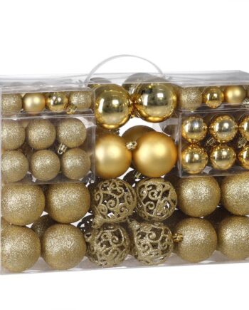 Julekugler 100 Stk Guld