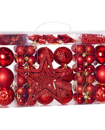 Juletræspynt Rød Stk