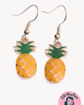 øreringe Hængeøreringe Ananas