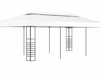 Pavillontelt 6x3 Hvid