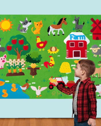 Pynt Selv Filtboard Med Sjove Dyr Zoologisk Have