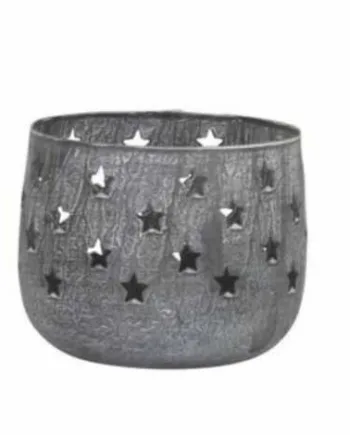 Rustik Fyrfadsstage Zink