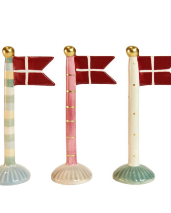 Speedtsberg Keramik Flag H19cm Blå Fod