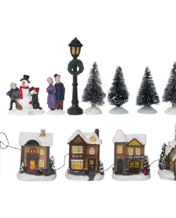 Star Trading Panorama Pynt   Minihuse Til Julelandskab