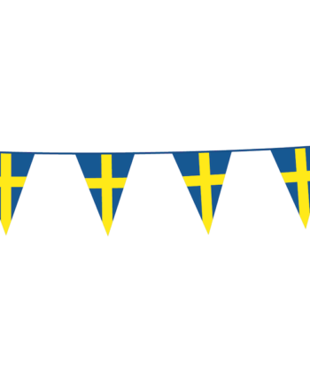 Sverige Flagguirlande Meter