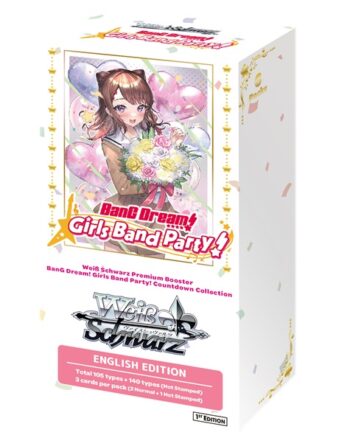 Weiss Schwarz Bang Dream Girls Band Party Countdown Collec Premium Booster Box Booster Packs