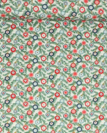 Woodland Christmas Pynt Grangrene Liberty 100 Bomuld