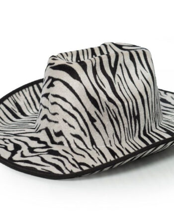 Zebra Cowboy Hat