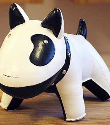 Zny Hvid Hund Bogstøtte Dørstopper Pynt Fragtfri