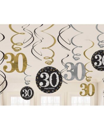 års Fødselsdag Hænge Dekorationer Stk Sølv