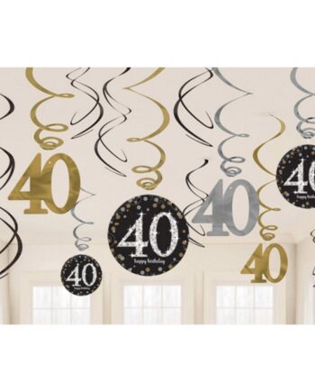 års Fødselsdag Hænge Dekorationer Stk Sølv