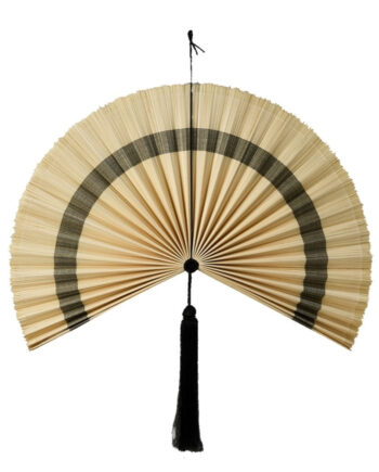 Affari Væg Vifte Natur Sort 80cm