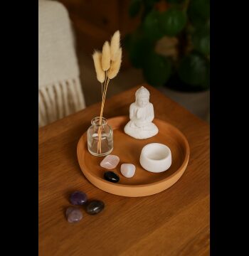 Fad Hvid Buddha Bolig   Brugskunst Godkarmashop