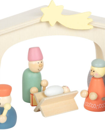 Foot Krybbespil Med Figurer Dyr Til Børn Træ