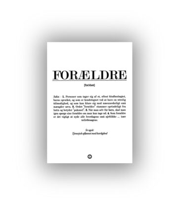 Forældre Citatplakat Kort