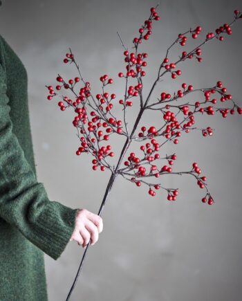Gren Røde Bær Kunstig  Ilex Bloomingville :