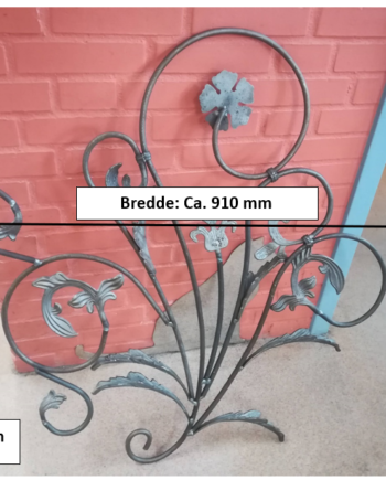 Stor Smedejernsdekoration Med Pynt Ps13