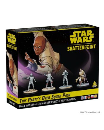 This Party Over Mace Windu Squad Pack Star Wars Shatterpoint Atomic Mass Games