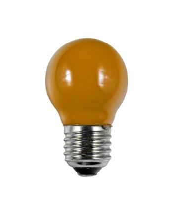 E27 Led Kronepære G45 Orange Party Colour Premium