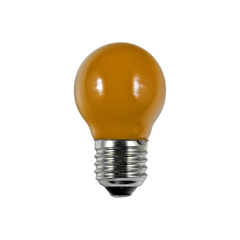 E27 Led Kronepære G45 Orange Party Colour Premium