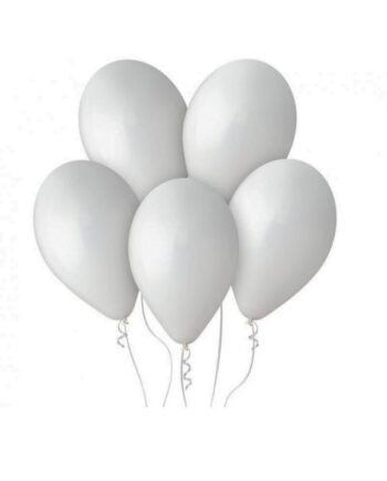 Ballon G110 Pastel Hvid 100 Stk