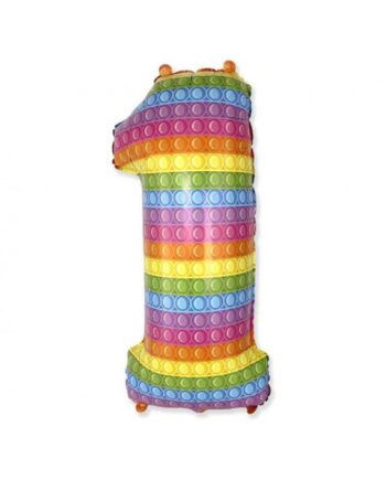 Folieballon Ampquotnummer Ampquot Pop