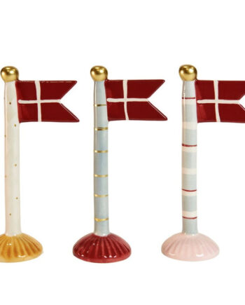 Speedtsberg Keramik Flag H19cm Rosa Fod