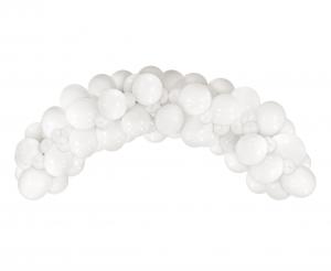 Ballongirlande   Hvid Stk
