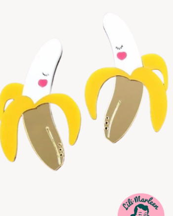 Cheeky Banana ørestikker Med Bananer Glimt øjet