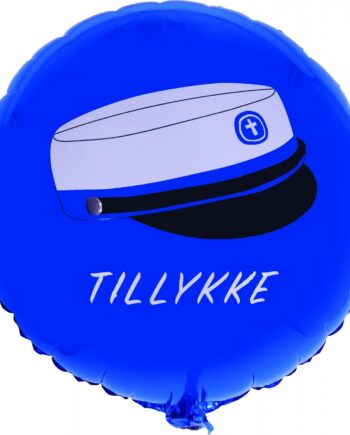 Folieballon Studenterhue Blå Scanseason
