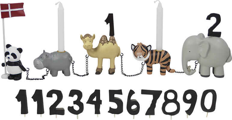 Kids Friis Fødselsdagstog Zoo Dyr