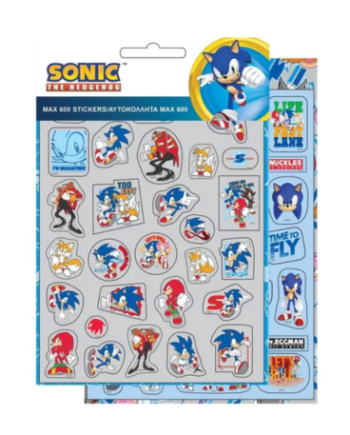 Sonic Klistermærker 600 Stk