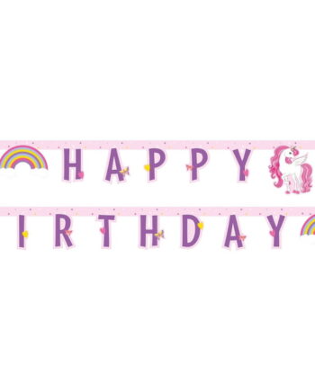 Ampquothappy Birthdayampquot Enhjørning Banner