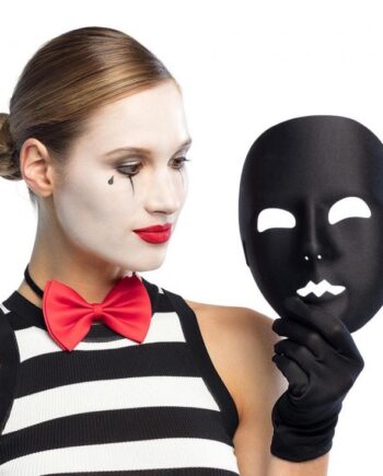 Ansigtsmaske Mime Sort
