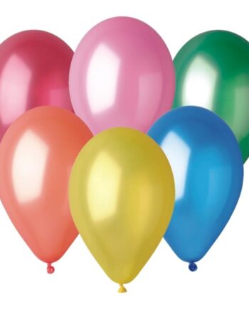 Ballon Gm90 Metal 25cm Flerfarvet 100 Stk
