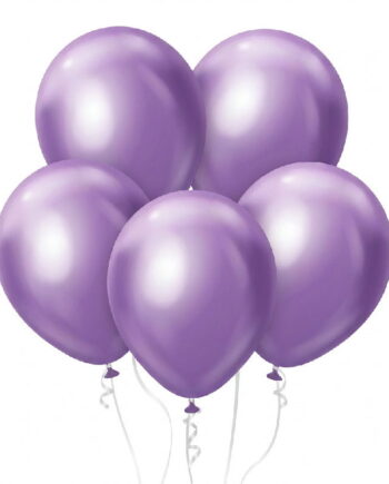 Balloner Platin Lilla 45cm Stk