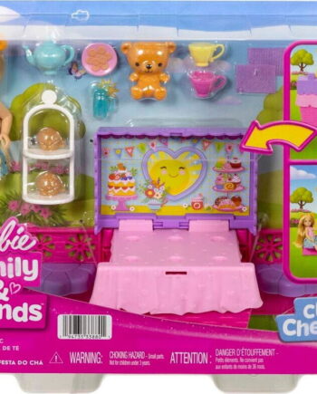Barbie Jjb40 Tea Party Picnic Family   Friends Club Chelsea