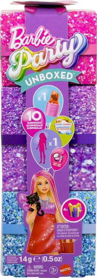 Barbie Party Unboxed Fødselsdags Dukke Overraskelser