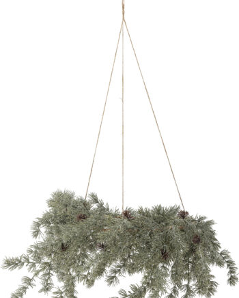 Bloomingville Cedar Kunstig Julekrans Til Ophæng Grøn